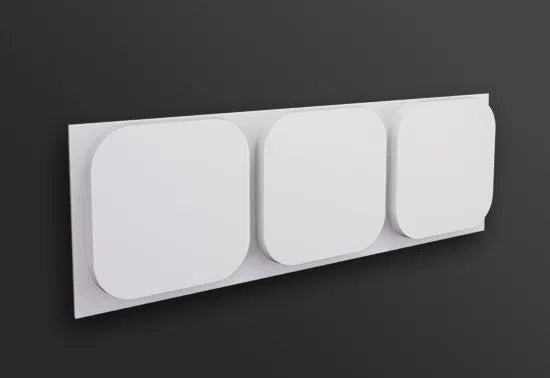 ICON 3D Wall Panels ARSTYL® on a black background, showcasing its sleek, modern design | DecorMania UK